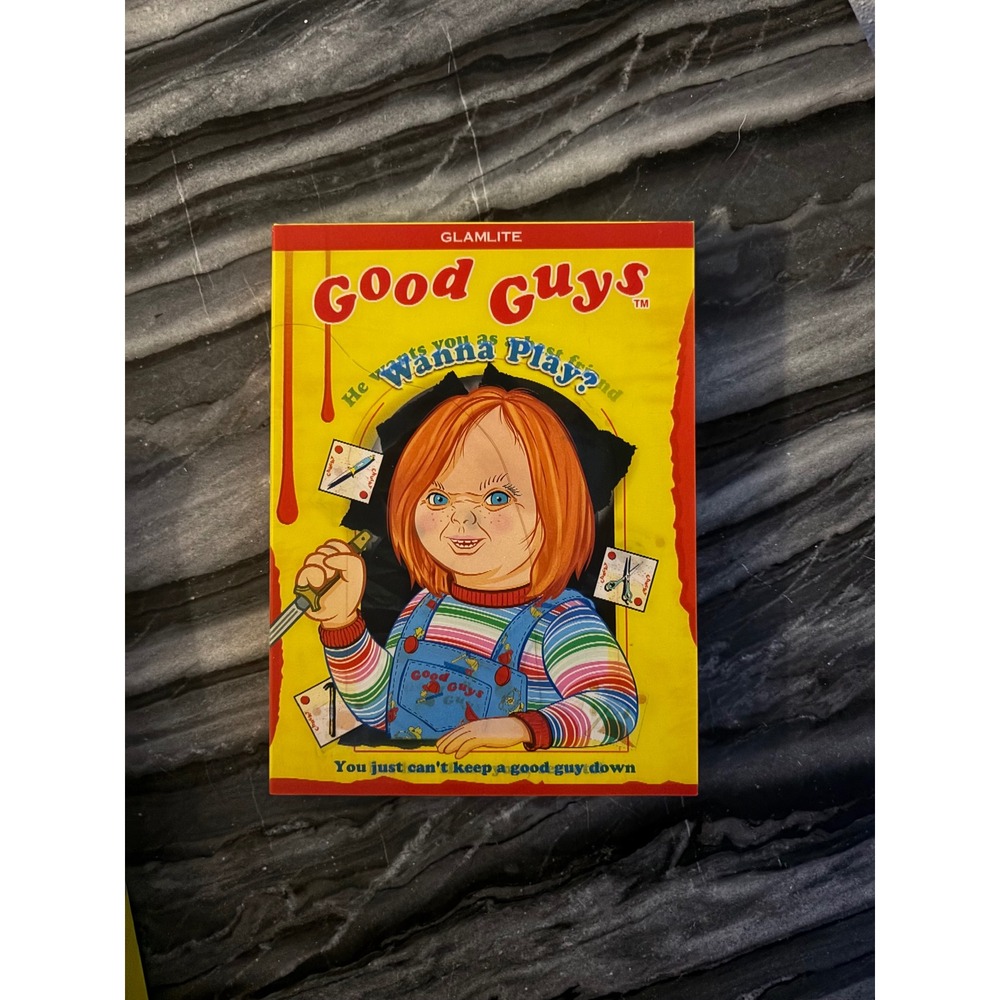 Glamlite Chucky Good Guy Palette Limited Edition Horror Makeup 12 Shades NEW